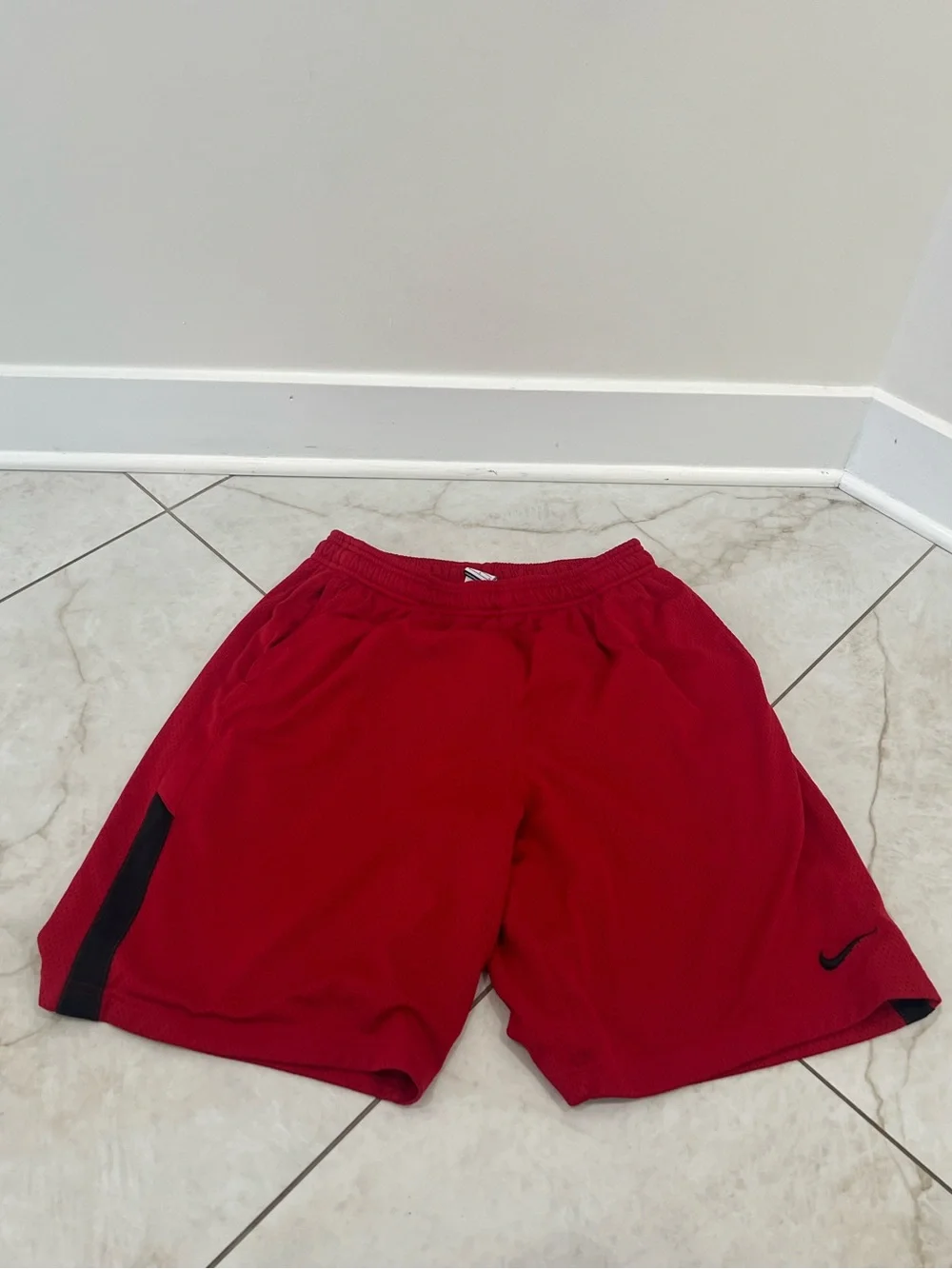 Nike Red Dri-Fit Basketball Shorts Size Large